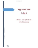 Tập Làm Văn Lớp 6: Cảm nghĩ của em về loài cây em yêu