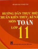 Chuẩn kiến thức - kĩ năng Toán 11