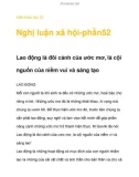 Kiến thức lớp 12 Nghị luận xã hội-phần52