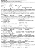 Bài kiểm tra kiến thức môn hóa lớp 12 - trường PTTH chuyên KHTN