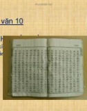 Bài giảng Ngữ văn 10 tuần 13: Cảnh ngày hè