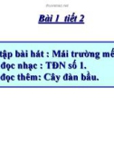 Bài giảng Tập đọc nhạc: TĐN số 1 - Âm nhạc 7 - GV: L.Q.Vinh