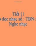 Bài giảng Tập đọc nhạc: TĐN số 3 - Âm nhạc 5 - GV: Hoàng Dung