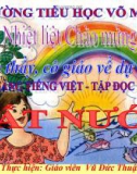 Bài giảng Tiếng việt 5 tuần 27 bài: Tập đọc Đất nước