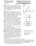 Đề thi tuyển sinh THPT môn vật lý trường Lê Quý Đôn