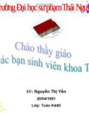 Bài giảng Giải tích 12 - Bài 5: Khảo sát sự biến thiên và vẽ đồ thị của hàm số (Nguyễn Thị Yến)