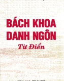 Từ điển Bách khoa danh ngôn: Phần 1