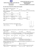 Đề thi thử tốt nghiệp THPT môn Toán năm 2022 có đáp án (Lần 2) - Trường THCS&THPT Lương Thế Vinh