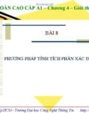 Bài 8: Phương pháp tính tích phân xác định