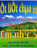 Giáo án âm nhạc - Dàn đồng ca mùa hạ