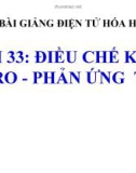 Slide bài Điều chế khí Hiđro - Phản ứng thế - Hóa 8 - GV.Phan V.An