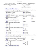 Đề kiểm tra học kì 1 môn Hóa học lớp 8 năm 2021-2022 - Trường THCS Ngọc Thụy