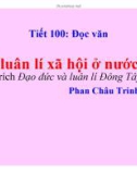 Bài giảng Ngữ văn 11 - Bài: Về luân lí xã hội ở nước ta