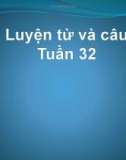 Giáo án điện tử môn Tiếng Việt lớp 3 - Tuần 32: Luyện từ và câu Đặt và trả lời câu hỏi 'Bằng gì'. Dấu chấm, dấu hai chấm