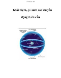 Khái niệm, qui ước các chuyển động thiên cầu (Đặng Vũ Tuấn Sơn)