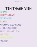 Chủ đề: Tìm hiểu vai trò của thực vật trong khuôn viên trường THCS Nguyễn Tri Phương 5 ngày