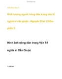 Tổng hợp Kiến thức lớp 11: Hình tượng người nông dân trong văn tế nghĩa sĩ cần giuộc