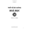 Hóa học 10 nâng cao - Thiết kế bài giảng Tập 2