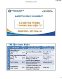 Bài giảng Logistics trong thương mại điện tử (Logistics for e-commerce)