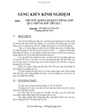 Sáng kiến kinh nghiệm Mầm non: Trẻ mẫu giáo làm quen Tiếng Anh qua những mẫu truyện