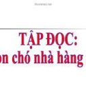 Bài giảng môn Tiếng Việt lớp 2 năm học 2020-2021 - Tuần 16: Tập đọc Con chó nhà hàng xóm ​(Trường Tiểu học Thạch Bàn B)