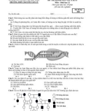 Đề thi khảo sát giữa HK 2 môn Sinh học lớp 12 - THPT Nguyễn Văn Cừ - Mã đề 008