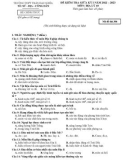 Đề thi giữa học kì 1 môn Địa lý lớp 10 năm 2022-2023 - Trường THPT Trần Đại Nghĩa, Quảng Nam