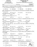 Đề kiểm tra cuối học kì 2 môn Toán lớp 12 năm 2020-2021 có đáp án - Sở GD&ĐT Quảng Trị (Mã đề 003)