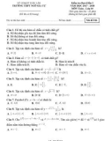 Đề kiểm tra 1 tiết lần 2 môn Đạisố lớp10 năm 2017-2018 - THPT Ngô Gia Tự - Mã đề 016
