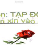 Giáo án điện tử môn Tiếng Việt lớp 3 - Tuần 1: Tập đọc Đơn xin vào đội