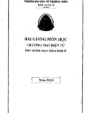 Bài giảng Thương mại điện tử - Trường ĐH Võ Trường Toản