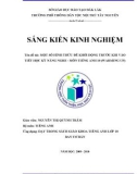 Sáng kiến kinh nghiệm: Một số hình thức để khởi động trước khi vào tiết học kỹ năng nghe môn Tiếng Anh 10 (Warming up)