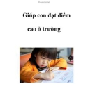 Giúp con đạt điểm cao ở trường