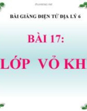 Bài giảng Địa lý 6 bài 17: Lớp vỏ khí