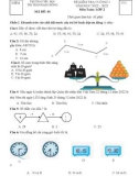 Đề thi học kì 1 môn Toán lớp 2 năm 2022-2023 - Trường TH Thị Trấn Rạng Đông