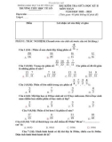 Đề thi giữa học kì 2 môn Toán lớp 4 năm 2022-2023 - Trường Tiểu học Tề Lỗ