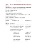 Giáo án Luyện từ và dấu câu lớp 3: Đề bài: TỪ NGỮ VỀ THIÊN NHIÊN , DẤU PHẨY , DẤU CHẤM