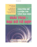 Chuyên đề luyện thi đại học - Giải tích và đại số tổ hợp