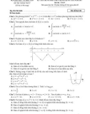 Đề thi THPT Quốc gia môn Toán năm 2017 - Mã đề thi 101