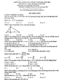 Đề kiểm tra học kì 1 môn Toán lớp 9 năm 2022-2023 - Phòng GD&ĐT Dương Minh Châu