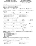 Đề kiểm tra 45 phút môn Giải tích 11 năm học 2016-2017 – Trường THPT Đoàn Thượng