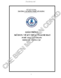 Giáo trình Vẽ kỹ thuật ngành may (Nghề: May thời trang - Trung cấp) - Trường Cao đẳng nghề Xây dựng