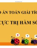 Bài giảng Toán 12: Cực trị hàm số