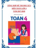 Tổng hợp đề thi học kì 2 môn Toán lớp 4 năm 2017-2018