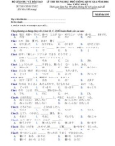 Đề thi Trung học phổ thông Quốc gia năm 2016 môn: Tiếng Nhật - Bộ GD&ĐT (Mã đề 195)