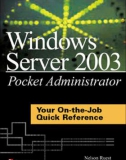 Windows Server 2003 - Pocket Administrator