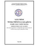 Giáo trình Thiết kế áo sơ mi, quần âu (Nghề: May thời trang - Trình độ CĐ/TC) - Trường Cao đẳng Nghề An Giang