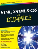 HTML xhtml css for dummies 7th edition