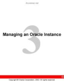 Managing an Oracle Instance