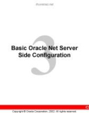 Basic Oracle Net Server Side Configuration